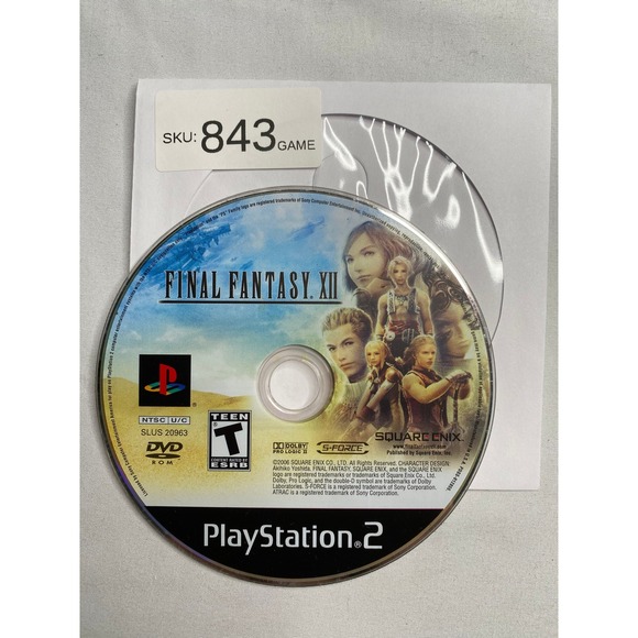 Square Enix Other - Final Fantasy XII 12 Sony PlayStation 2